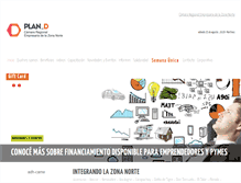 Tablet Screenshot of plande.org.ar
